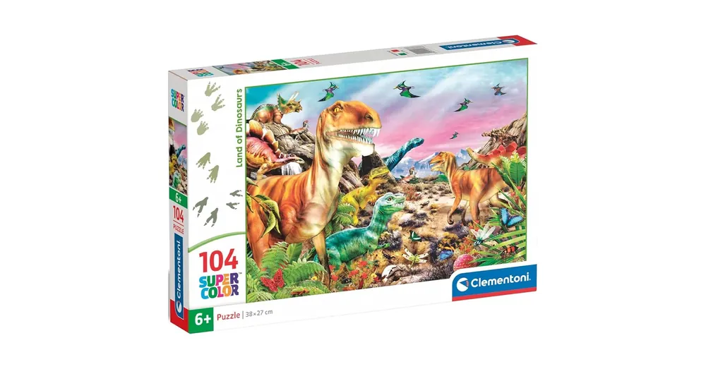 Dinoszauruszok földje 104 db-os Supercolor puzzle – Clementoni Vásárlói kedvenc