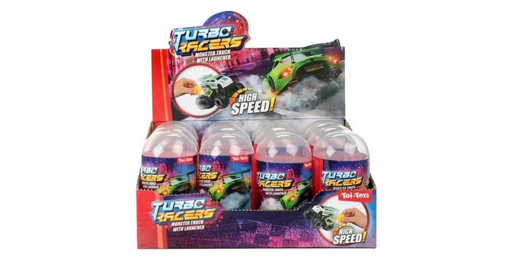 Szuper ajánlat Turbo Racers Monster Truck meglepetés kisautó kilövővel 1 db