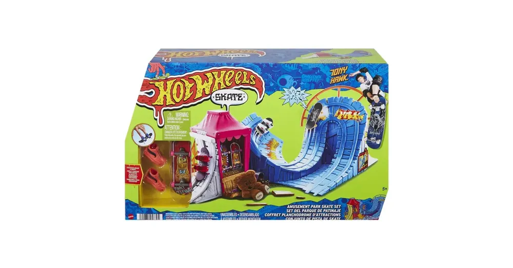 Alacsony ár Hot Wheels FingerBoard Deluxe gördeszka élménypark játékszett – Mattel