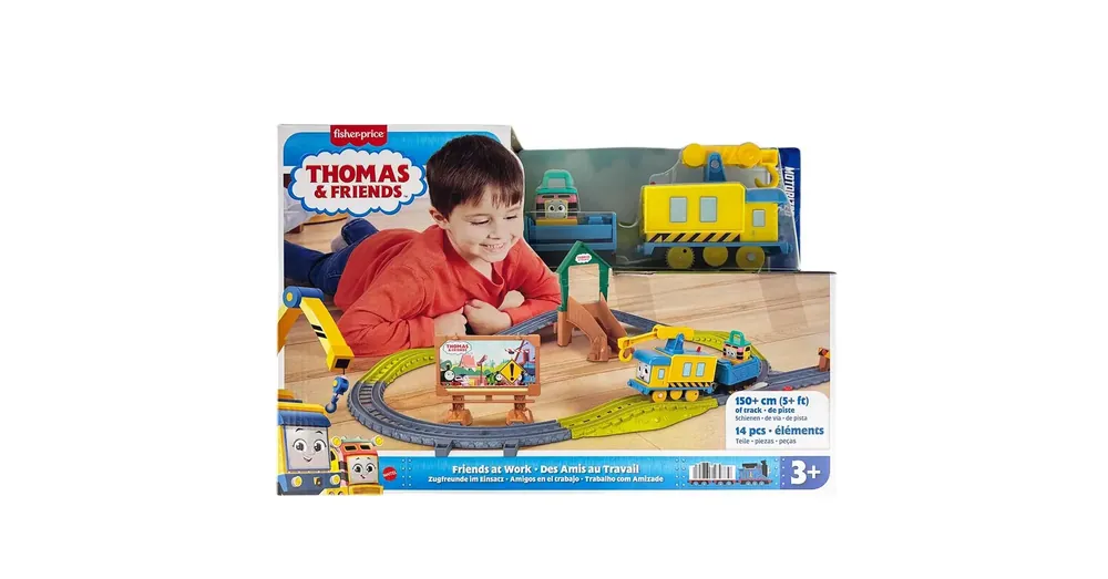 Gyors szállítás Thomas és barátai Barátok a munkahelyen motorizált pályaszett – Mattel