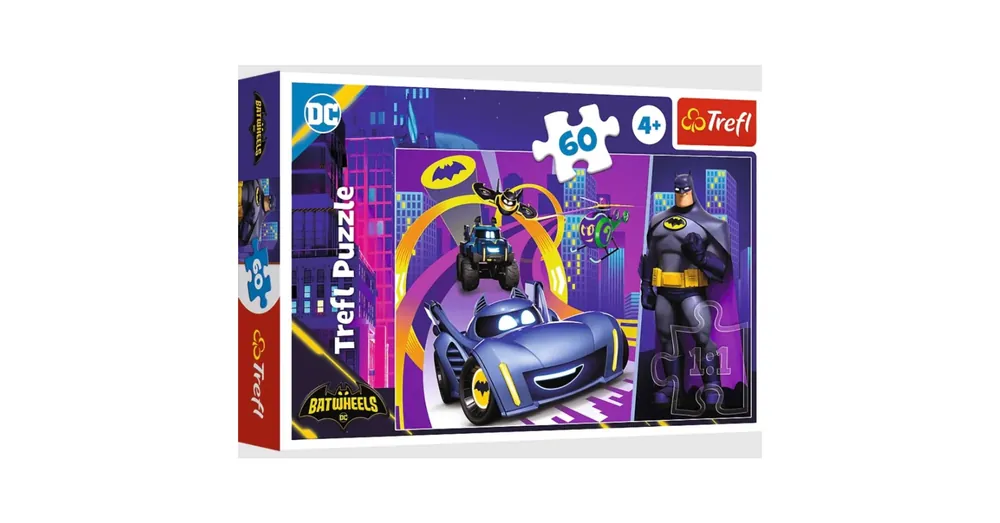 Szezonális akció DC Batman Batwheels 60 db-os puzzle – Trefl
