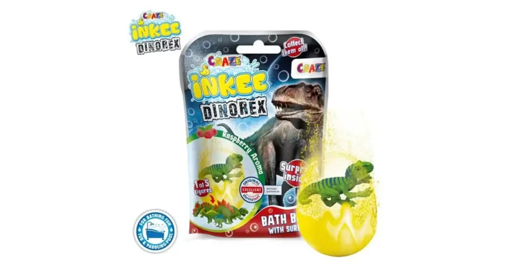 Craze Fürdőbomba gyűjthető meglepetés dinoszaurusz figurával – EPEE Biztonságos fizetés