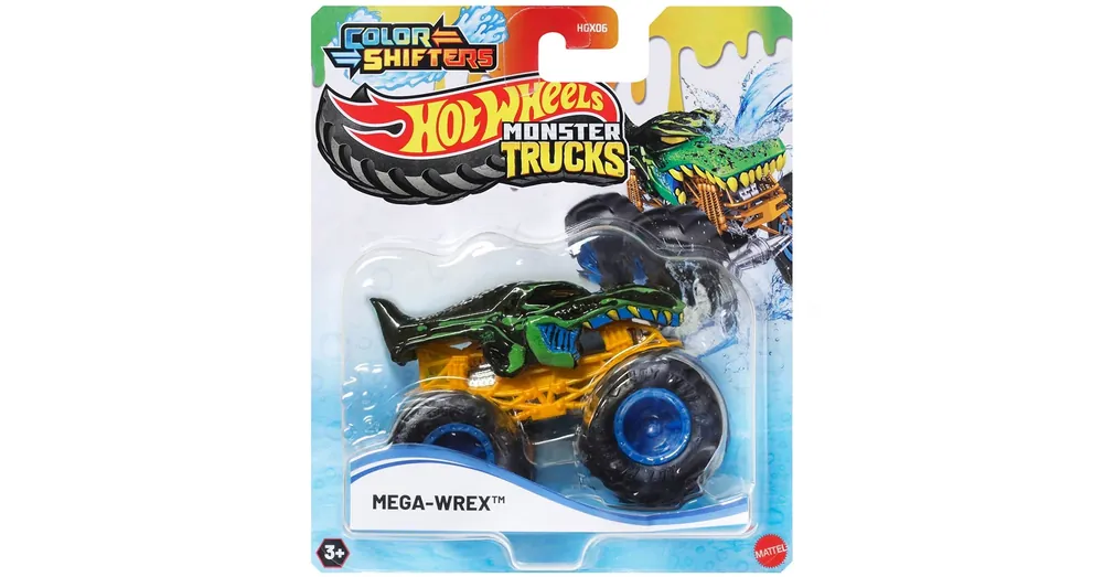 Hot Wheels Monster Trucks Színváltós autó – Mega-Wrex – Mattel Népszerű