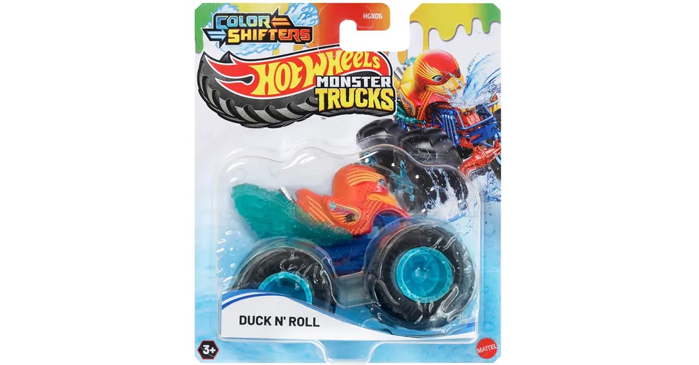Ne maradj le Hot Wheels Monster Trucks Színváltós autó – Duck N‘ Roll – Mattel