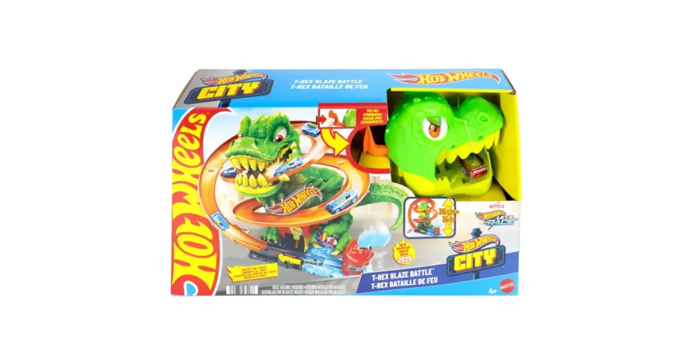 Hot Wheels T-Rex Támadás pályaszett – Mattel Expressz szállítás