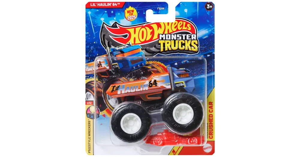 Szuper akció Hot Wheels Monster Trucks – Lil’ Haulin’ 64 kisautó 1/64 – Mattel