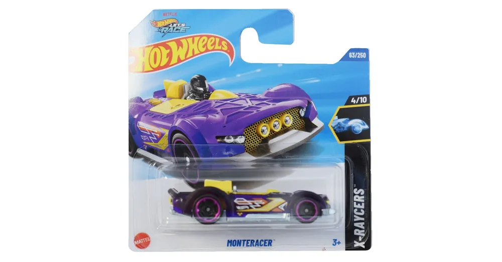Prémium Hot Wheels Monteracer lila kisautó 1/64 – Mattel