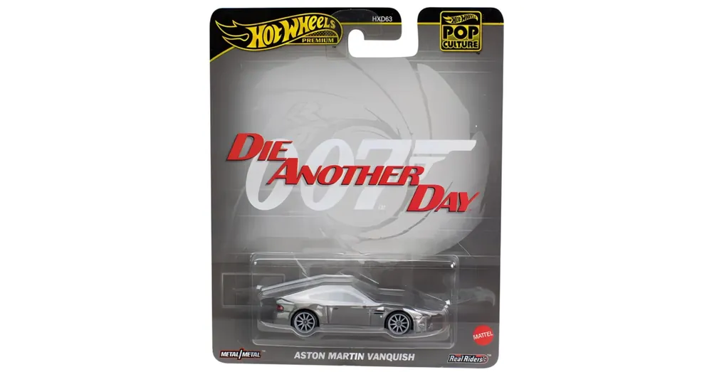 Hot Wheels Pop Culture James Bond Aston Martin Vanquish kisautó 1/64 – Mattel Árengedmény