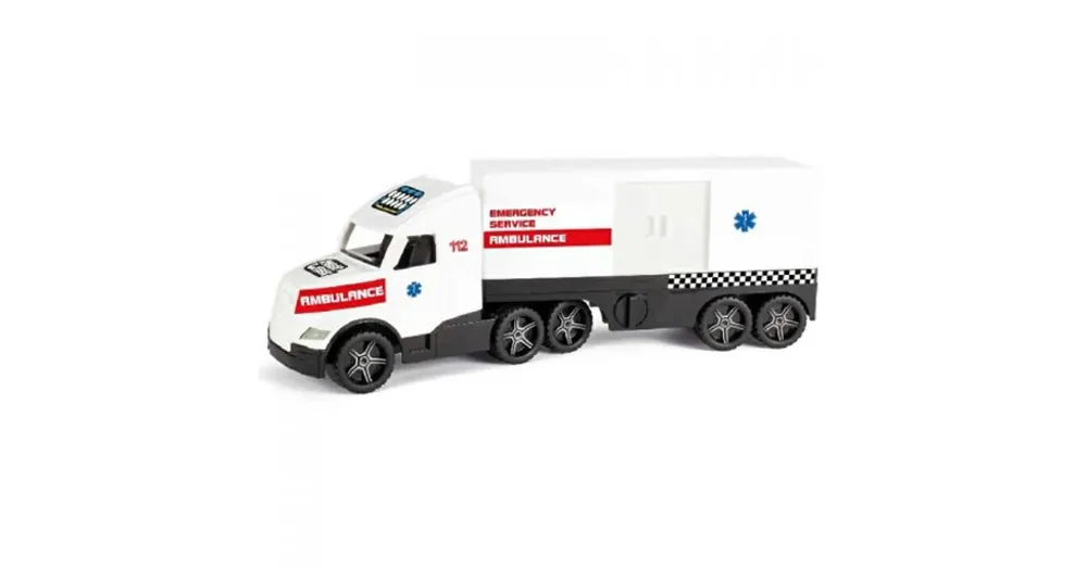Ajánlat Magic Truck Mentőkamion fluoreszkáló lámpákkal 81 cm – Wader
