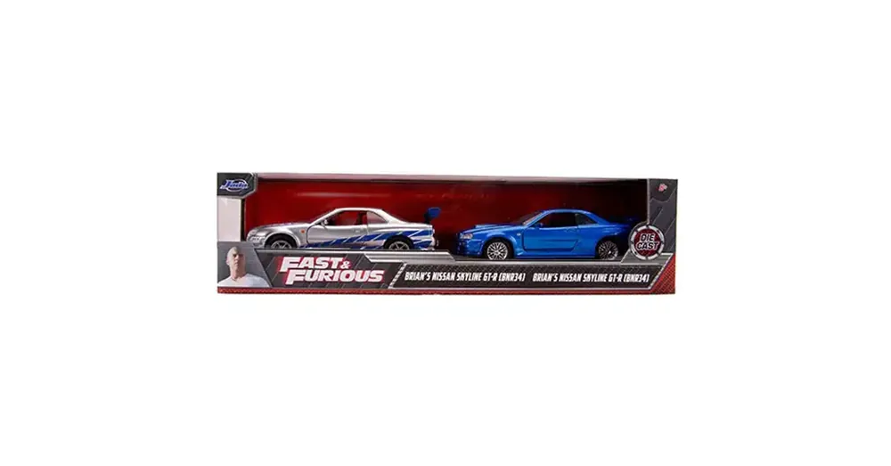 Gyors kiszállítás Halálos iramban Twin Pack 2 db-os autómodell csomag 1/32 – Simba Toys