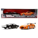 Ajánlat Halálos iramban Twin Pack Dodge Charger R/T és Toyota Supra fém járgányok dupla csomag 1/32 – Simba Toys