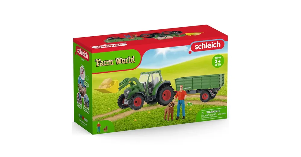 Prémium Schleich Farm World – Traktor pótkocsival (42608)