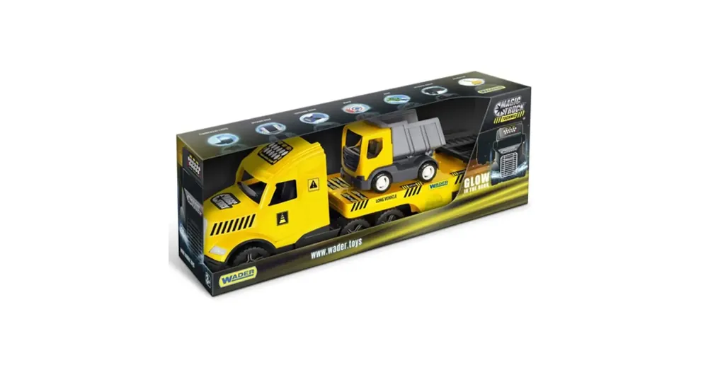Magic Truck Technic kamion dömperrel 79 cm – Wader Árcsökkenés
