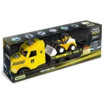Magic Truck Technic Kamion buldózerrel és fénnyel 80 cm-es – Wader Gyors kiszállítás
