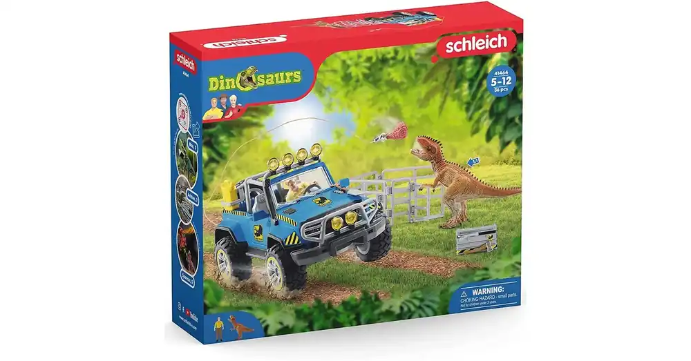 Schleich Terepjáró dinóval szett (41464) Expressz szállítás