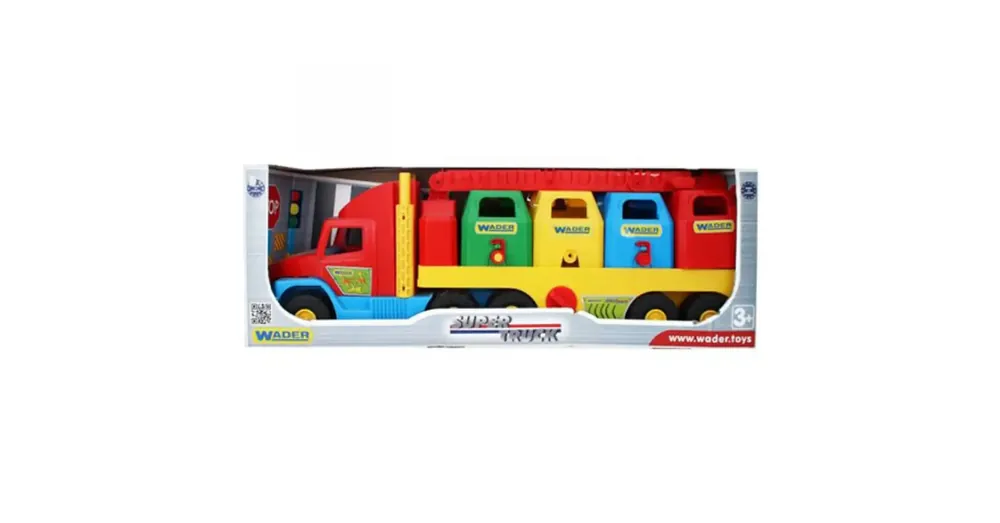 Outlet Magic Truck Szelektív kukásautó 80 cm – Wader