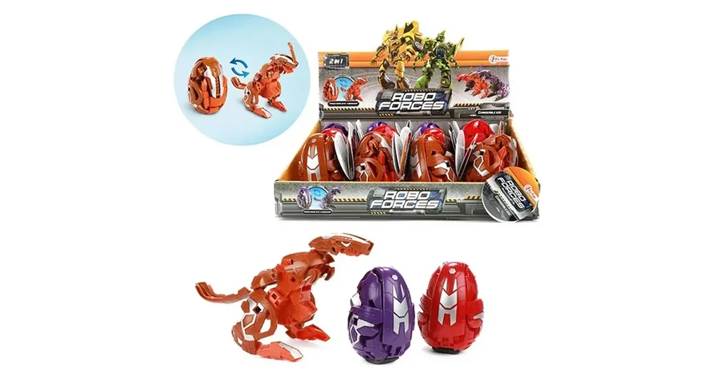 Csak ma Robo Forces átalakuló dinoszaurusz tojás 1 db
