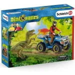 Kiárusítás Schleich Menekülés quaddal a Velociraptor elől szett (41466)