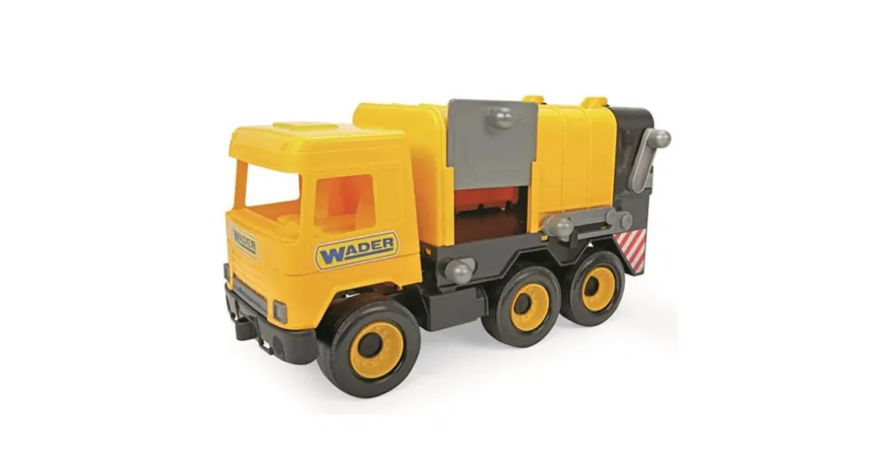 Middle Truck Kukás autó 43 cm sárga – Wader Újdonság