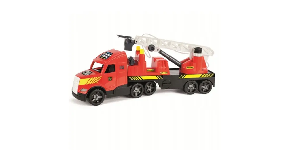 Kiárusítás Magic Truck Tűzoltókamion fluoreszkáló lámpákkal 81 cm – Wader