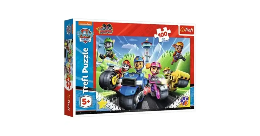 Gyors kiszállítás Mancs őrjárat Motoron 100 db-os puzzle – Trefl
