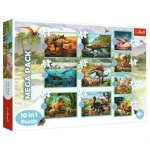 Expressz szállítás Találkozás a dinoszauruszokkal 10az1-ben puzzle szett – Trefl