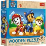 Végkiárusítás Mancs őrjárat 24 db-os fa puzzle – Trefl