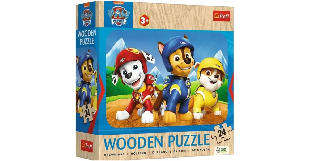 Végkiárusítás Mancs őrjárat 24 db-os fa puzzle – Trefl
