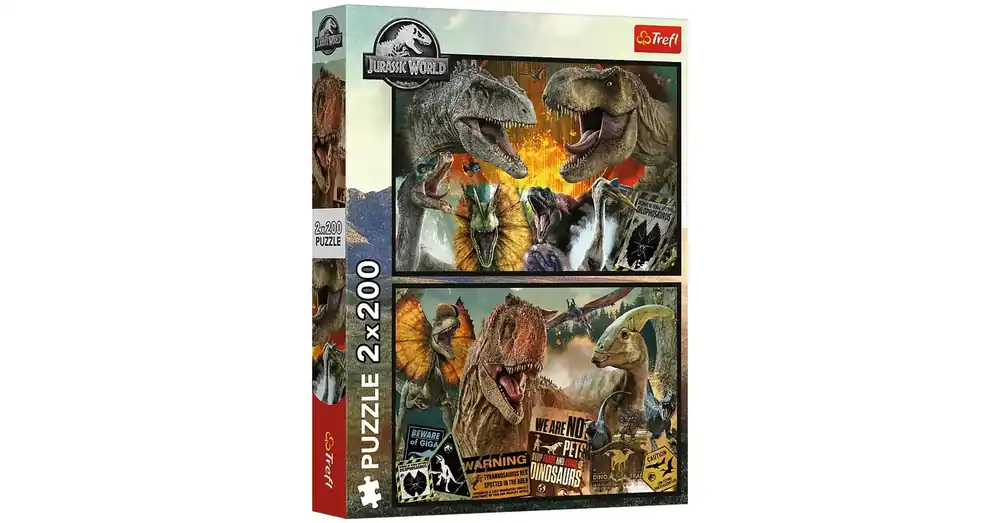Jurassic World 2×200 db-os puzzle – Trefl Biztonságos vásárlás
