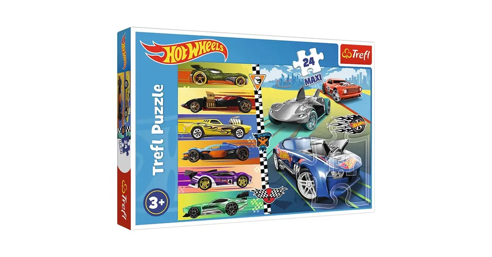 Gyors Hot Wheels autók 24 db-os Maxi puzzle – Trefl Olcsóbb