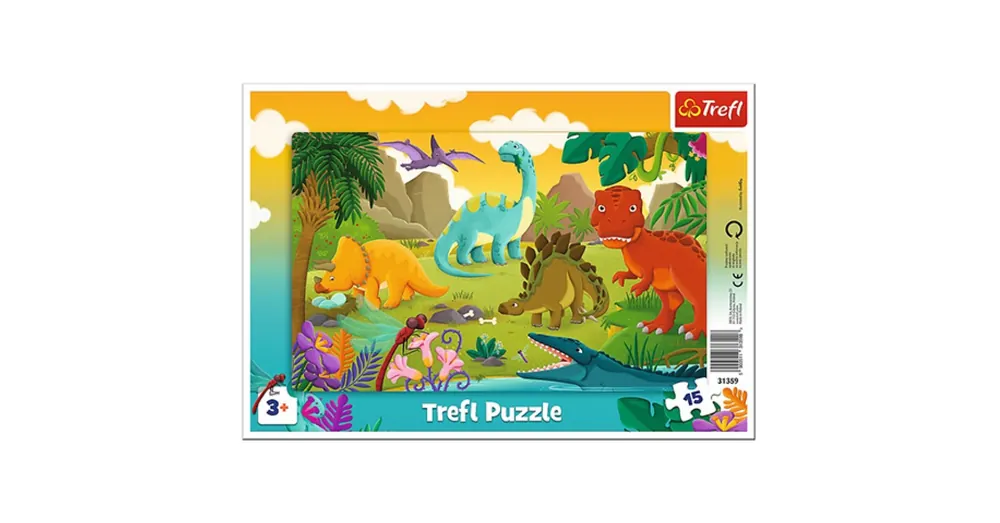 Legkelendőbb Dinoszaurusz 15 db-os keretes puzzle – Trefl