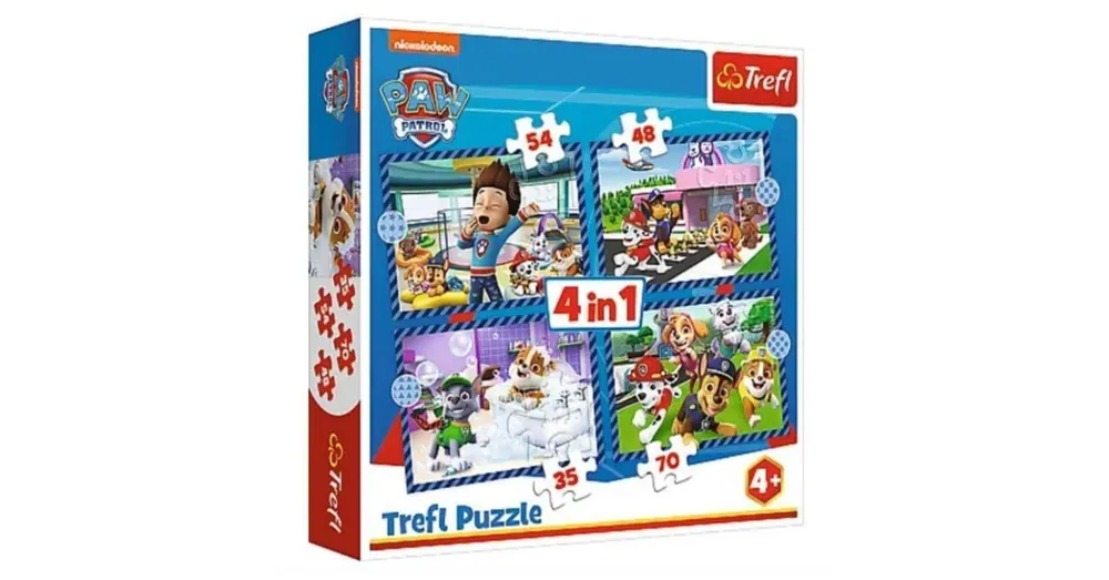 Árengedmény Mancs őrjárat 4 az 1-ben 70–54–48–35 db-os puzzle – Trefl