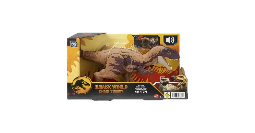 Szezonális akció Jurassic World Támadó Dinó Hanggal Kryptops – Mattel