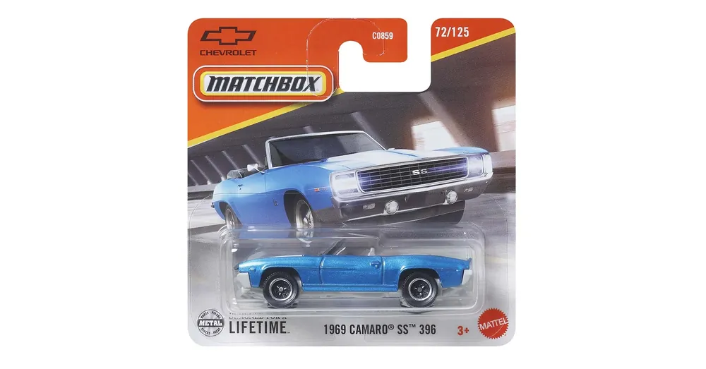 Matchbox 1969 Camaro SS 396 kisautó 1/64 – Mattel Legkelendőbb
