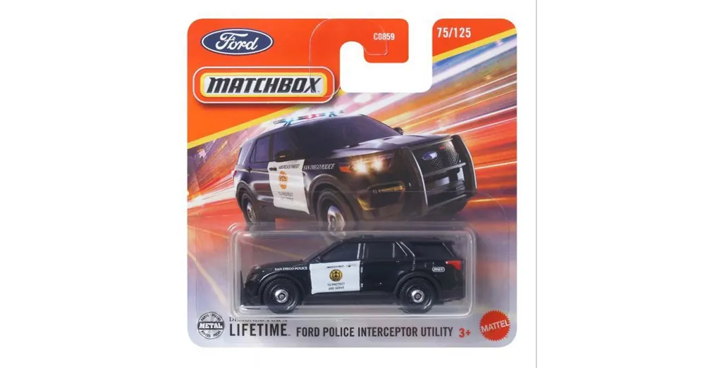 Vásárlói kedvenc Matchbox Ford Police Interceptor Utility kisautó 1/64 – Mattel