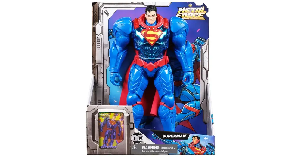 DC Comics Metal Force Superman 30 cm-es akciófigura – Spin Master Akció