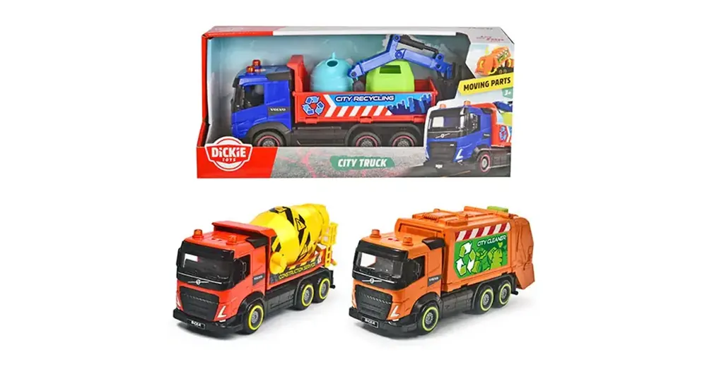 City Truck városi munkagépek háromféle változatban – Simba Toys Vásárlói kedvenc