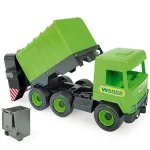 Prémium Middle Truck Kukás autó 43 cm zöld – Wader
