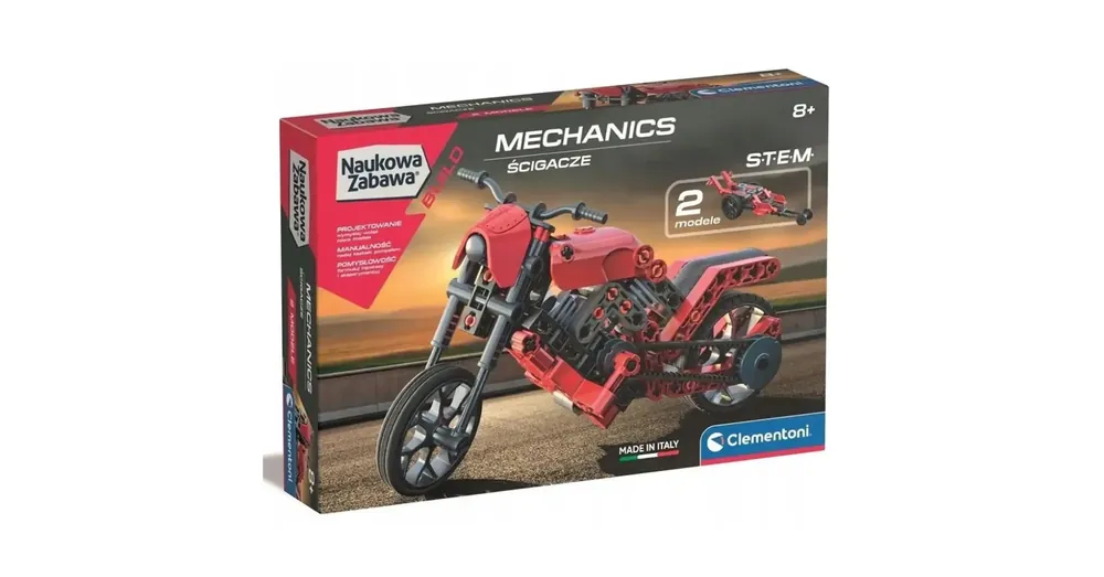 Kiárusítás Science Play Roadster motor és Dragster versenyautó szett – Clementoni