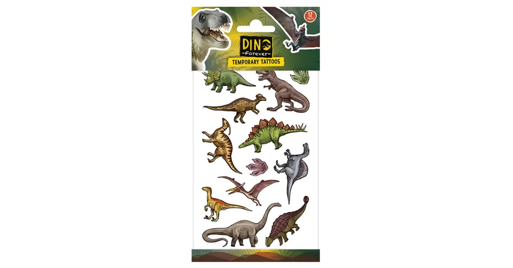 Tetoválás szett dinoszaurusz mintával – Dino Azonnali szállítás