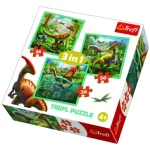 3 az 1-ben dinoszauruszos puzzle szett – Trefl Vedd meg most
