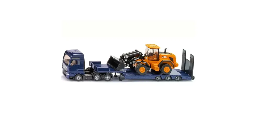 SIKU MAN teherautó JCB traktorral 1/87 Expressz szállítás