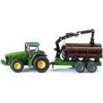 Azonnali szállítás SIKU John Deere rönkszállító traktor 1/50