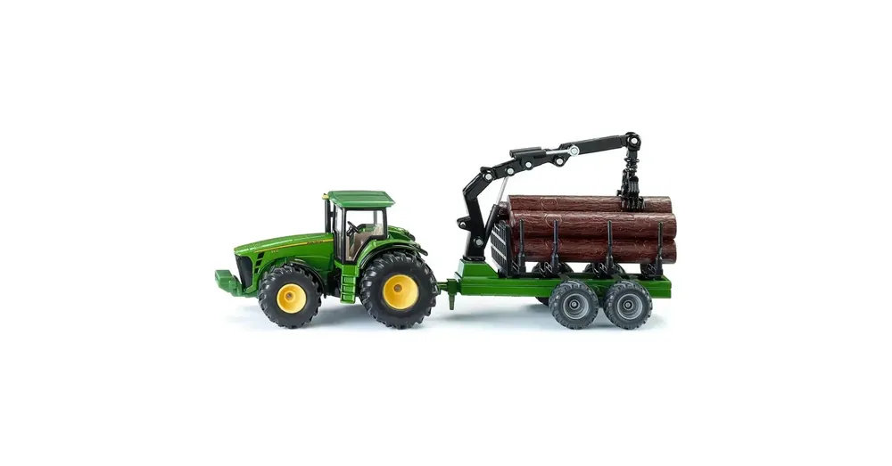 Azonnali szállítás SIKU John Deere rönkszállító traktor 1/50