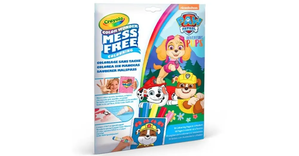 Crayola Color Wonder Mancs őrjárat maszatmentes kifestő Azonnali szállítás