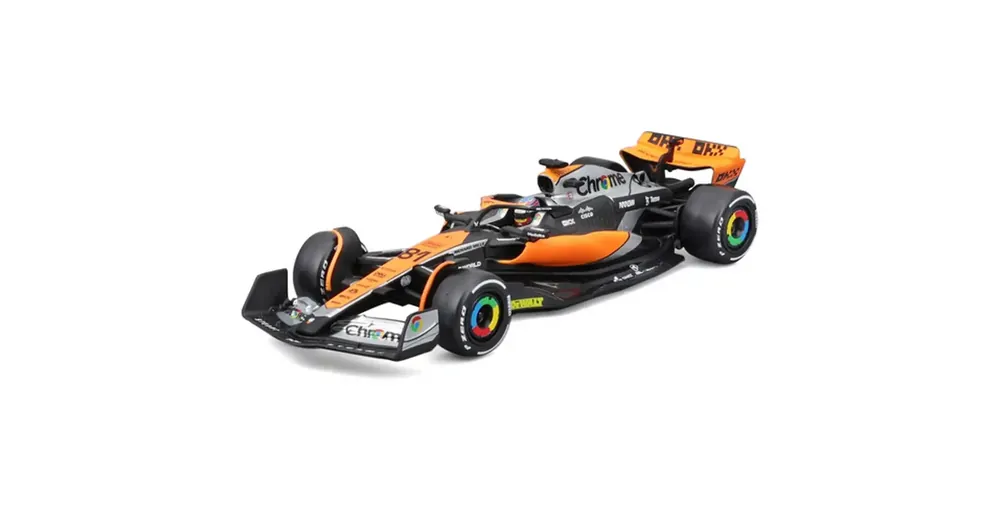 Rendeld meg most Bburago McLaren MCL60 F1 versenyautó fém autómodell 1/43 (Oscar Piastri 81, sisakos változat)