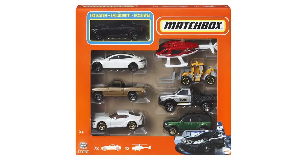 Korlátozott ajánlat Matchbox 8 db-s kisautó szett exkluzív Infiniti autóval – Mattel