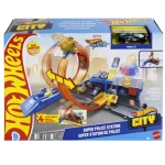 Alacsony ár Hot Wheels City Szuper rendőrkapitányság pályaszett kisautóval – Mattel