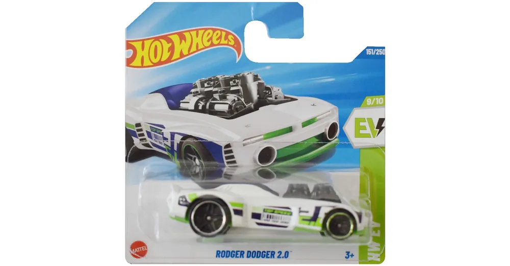 Biztonságos fizetés Hot Wheels Rodger Dodger 2.0 fehér kisautó 1/64 – Mattel