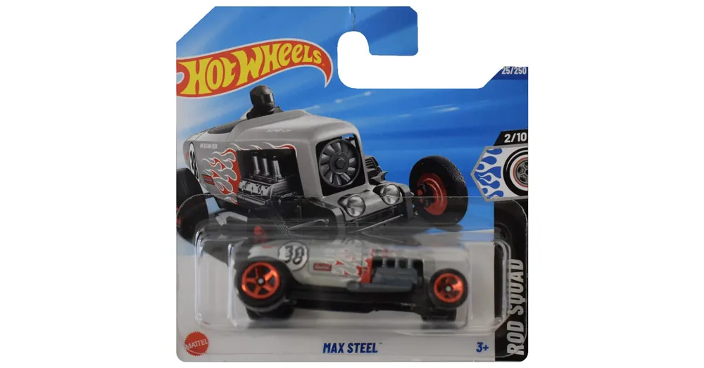 Hot Wheels Max Steel szürke kisautó 1/64 – Mattel Exkluzív ajánlat